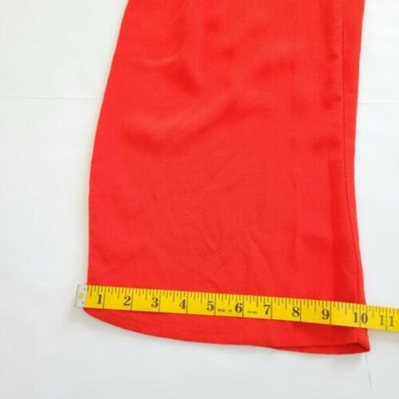 Flynn Skye Joelle Red Hot Summer Jumpsuit Womens Small Straight Leg front tie - Picture 8 of 12